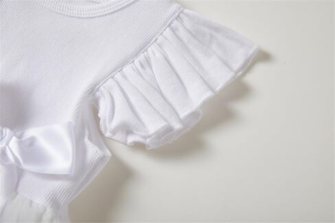 Niyage Girls Dress Tulle Tutu Toddler Ruffle Sleeveless Casual Princess Dresses in Saudi Arabia