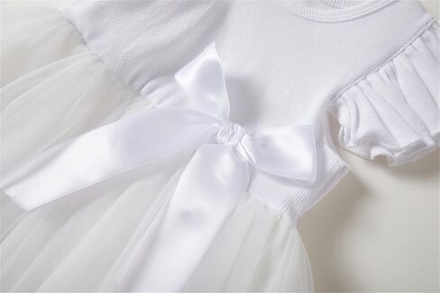 Niyage Girls Dress Tulle Tutu Toddler Ruffle Sleeveless Casual Princess Dresses in Saudi Arabia