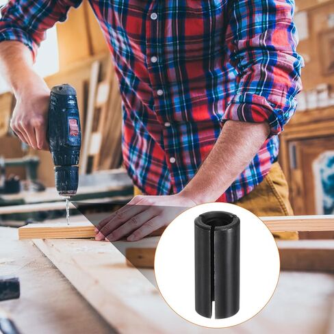 HARFINGTON 10 قطعة محول كوليت 1/2 "إلى 1/4" مطحنة القالب تشاك سائق محول CNC النقش بت راوتر محول لأداة آلة التصنيع باستخدام الحاسب الآلي in Saudi Arabia