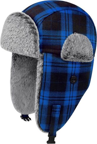 Sarfel Toddler Winter Hat Warm Fur Fleece Baby Boy Winter Hat Kids Trapper Hat Toddler Snow Hat Girls Winter Hat with Earflap in Saudi Arabia
