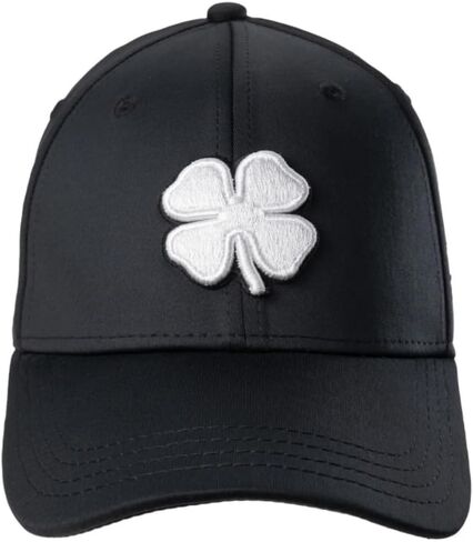 Black Clover Unisex Premium Clover 1 White/Black Fitted Golf Hat, Large/X-Large in Kuwait