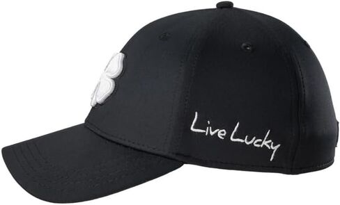 Black Clover Unisex Premium Clover 1 White/Black Fitted Golf Hat, Large/X-Large in Kuwait