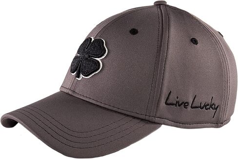 Black Clover Unisex Premium Clover 1 White/Black Fitted Golf Hat, Large/X-Large in Kuwait