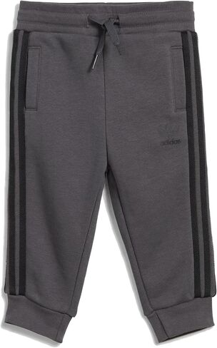 adidas Originals Infant/Toddler Boy's Trefoil Long-Sleeve Crewneck Sweatshirt and Jogger Pants Set (Grey Five) (US, Age, 2 Years, Grey Five) in Saudi Arabia