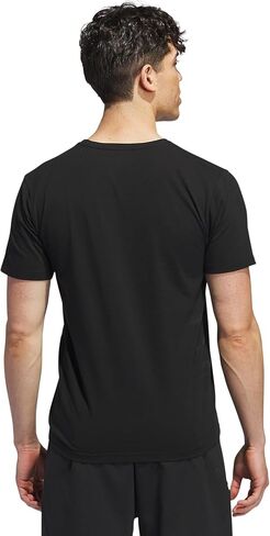 adidas Men's Stretch Cotton Crew Neck Undershirts (2-Pack), White/White, Small in Saudi Arabia