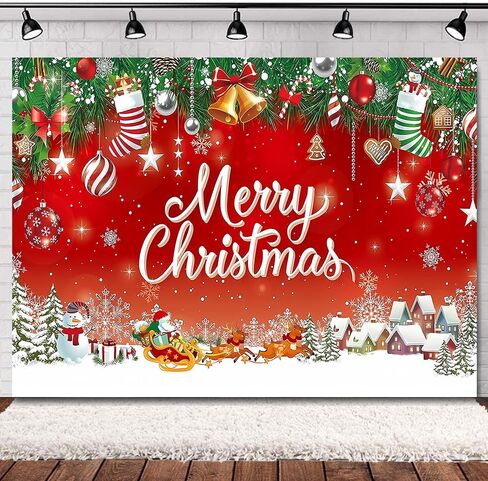 7x5ft عيد ميلاد سعيد خلفية عيد الميلاد حزب الديكور خلفية عيد الميلاد صورة خلفية الشتاء السنة الجديدة عيد الميلاد عشية الأسرة الطرف الديكور لوازم F105 in Saudi Arabia