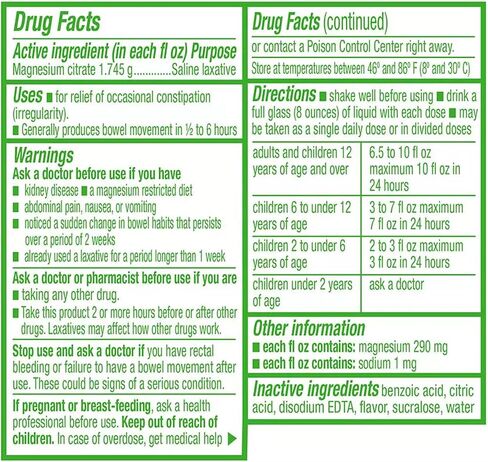 Bleam Health 2 Pack Swan Magnesium Citrate Oral Solution 10 Oz Each Cherry Flavor - Gentle and Effective Liquid Laxative for Regularity Digestive Health Tip Card - 2 Pack in Saudi Arabia