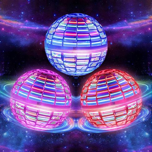 Flying Orb Ball – 2024 Upgraded Galaxy Boomerang Ball, LED Colorful Hover Ball Toy, Magic Spinning Flying Ball for or 6 7 8+ Year Old Boys Girls Indoor & Outdoor Fun Xmas Gifts (Blue) in Saudi Arabia