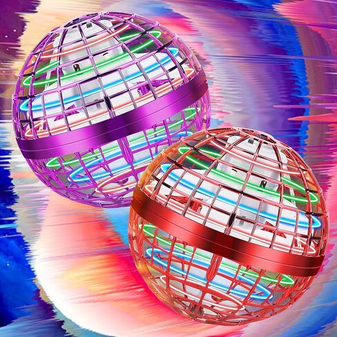 Flying Orb Ball – 2024 Upgraded Galaxy Boomerang Ball, LED Colorful Hover Ball Toy, Magic Spinning Flying Ball for or 6 7 8+ Year Old Boys Girls Indoor & Outdoor Fun Xmas Gifts (Blue) in Saudi Arabia