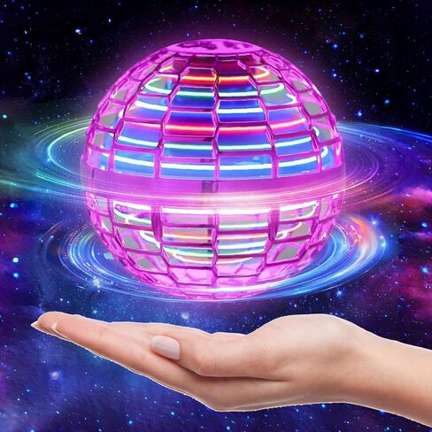 Flying Orb Ball – 2024 Upgraded Galaxy Boomerang Ball, LED Colorful Hover Ball Toy, Magic Spinning Flying Ball for or 6 7 8+ Year Old Boys Girls Indoor & Outdoor Fun Xmas Gifts (Blue) in Saudi Arabia