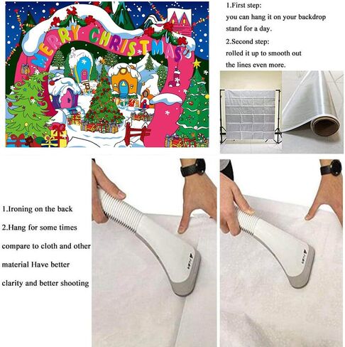 مرحبًا بكم في خلفية Whoville لخلفية الشتاء لشجرة عيد الميلاد وقرية عيد الميلاد وخلفية التصوير الفوتوغرافي لعيد الميلاد الخيالي المتحركة للأطفال في حفلات العطلات (7 × 5 أقدام (82 × 59 بوصة)) in Kuwait