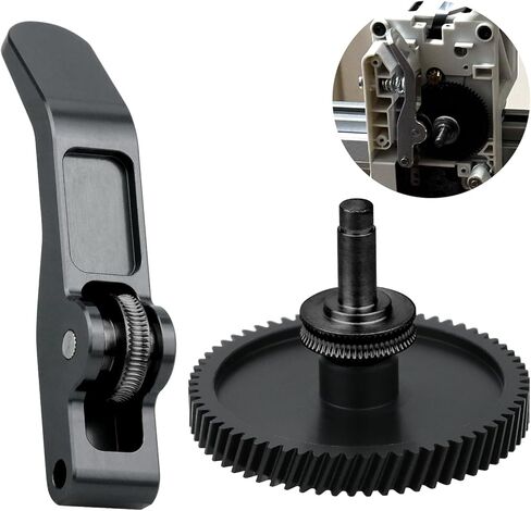A1 Mini Extruder Gear, with Aluminum Alloy Handle,A1 Mini xirbbo Extruder Gear Assembly CNC POM Nano Coated Hardened Steel for Bambu Lab A1 Mini Extrusion Head Gear 3D Printer Accessory (Gold) in Saudi Arabia