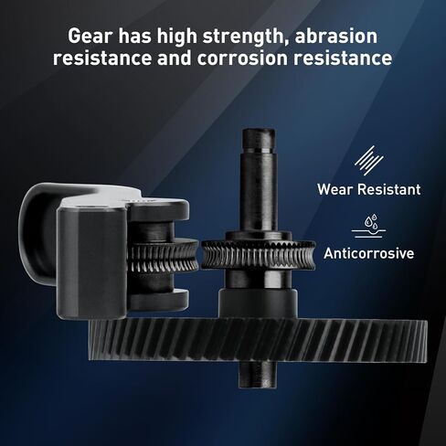 A1 Mini Extruder Gear, with Aluminum Alloy Handle,A1 Mini xirbbo Extruder Gear Assembly CNC POM Nano Coated Hardened Steel for Bambu Lab A1 Mini Extrusion Head Gear 3D Printer Accessory (Gold) in Saudi Arabia