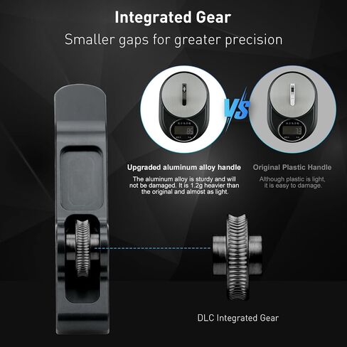 A1 Mini Extruder Gear, with Aluminum Alloy Handle,A1 Mini xirbbo Extruder Gear Assembly CNC POM Nano Coated Hardened Steel for Bambu Lab A1 Mini Extrusion Head Gear 3D Printer Accessory (Gold) in Saudi Arabia