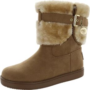 GBG Los Angeles Womens Adlea Slip-On Winter & Snow Boots Brown 5.5 Medium (B,M)