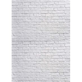 CYLYH 5x7ft White Brick Wall Backdrop Vinyl White Brick Backdrops for Photography Baby Shower Kids Adult Photography Background Studio Prop D136