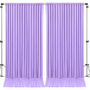 10x10 Champagne Backdrop Curtain for Weddings, Wrinkle-Free Polyester Fabric Champagne Backdrop Curtain Drapes for Birthday Party Photo Photography Decoration 5ft x 10ft,2 Panels