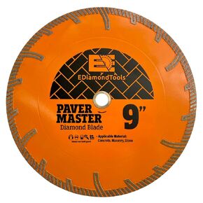 7" Paver Master Diamond Blades for Concrete Pavers, Roofing Tile, and Granite, 8mm Segment Height, Dry or Wet, DM 7/8"-5/8" Arbor