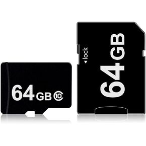 64G Memory Card for Baby Monitor, Body Cams, Action Camera, Other Surveillance Security Cams