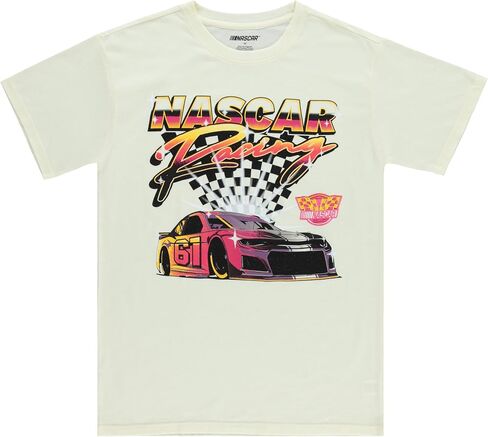 NASCAR Ladies Racing Fashion Shirt - Ladies Classic Racing Tee Front and Back Skimmer Tee in Saudi Arabia