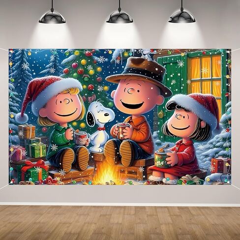 عيد ميلاد سعيد صورة خلفية بيضاء الكلب عيد الميلاد راية عيد الميلاد عيد الميلاد الشتاء عطلة حزب الزينة واللوازم للمنزل - 71 × 43 بوصة in Kuwait