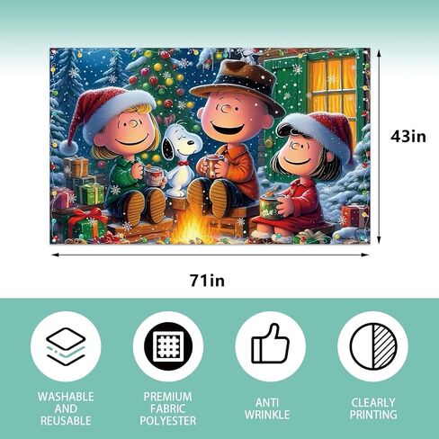 عيد ميلاد سعيد صورة خلفية بيضاء الكلب عيد الميلاد راية عيد الميلاد عيد الميلاد الشتاء عطلة حزب الزينة واللوازم للمنزل - 71 × 43 بوصة in Kuwait