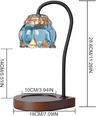 مصباح تدفئة الشموع - سخان شموع مع مؤقت متوافق مع شموع جرة كبيرة الحجم، مصابيح تدفئة شموع كهربائية قابلة للتعتيم، 2 لمبة، مؤقت أبيض مربع in Kuwait