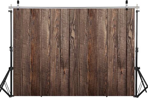 WOLADA 7x5FT Wood Backdrop Rustic Backdrops for Photography Vinyl Brown Wood Backdrop Baby Shower Backdrop Dark Wood Look Backdrop Party Photo Backdrop Rustic Backdrop for Wedding 11838 in Saudi Arabia