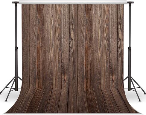 WOLADA 7x5FT Wood Backdrop Rustic Backdrops for Photography Vinyl Brown Wood Backdrop Baby Shower Backdrop Dark Wood Look Backdrop Party Photo Backdrop Rustic Backdrop for Wedding 11838 in Saudi Arabia