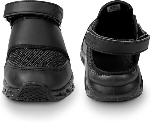 Nursing Shoes Woman and Man Cooling Sandle Black us footwear size for adult women width medium in Saudi Arabia
