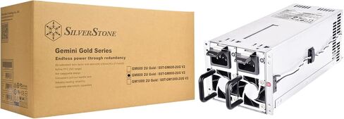 Silverstone GM600 Silver Cybenetics Silver 600W Mini redundant Power Supply, SST-GM600-S (SST-MR0600FCSI-A) in Saudi Arabia