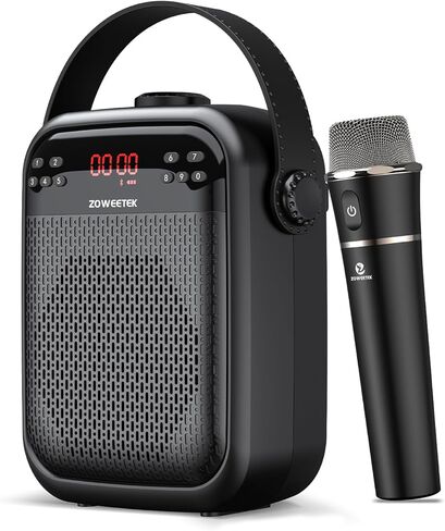 ZOWEETEK Voice Amplifier with Wireless Lavalier Microphone for Teachers, Portable Mini Voice amplifier, Wireless Lapel Microphone,Megaphone Speaker System for Classroom, Speech, Meeting,Yoga,Streaming in Saudi Arabia