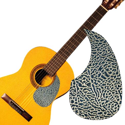 Leather Guitar Pickguard, Self-Adhesive, Multi-Shape & Color Options, Ultimate Protection(pastel colors) in Kuwait