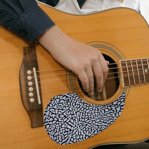 Leather Guitar Pickguard, Self-Adhesive, Multi-Shape & Color Options, Ultimate Protection(pastel colors) in Kuwait