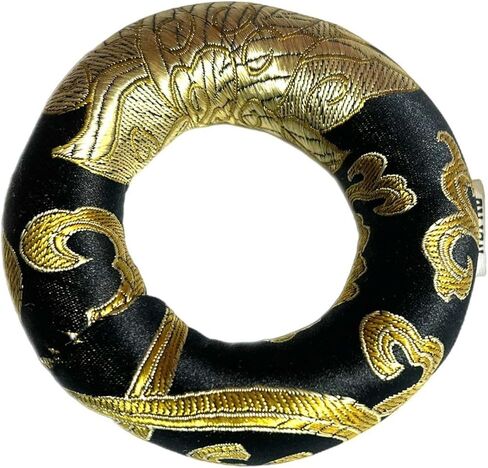 Cushion Pillow for Tibetan Singing Bowl (Black, 6 Inch) in Saudi Arabia