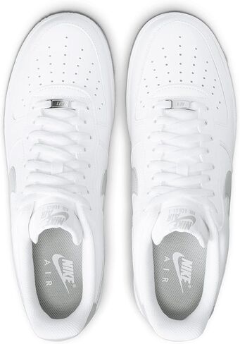 Nike Air Force 1 '07 Men's Shoes (FJ4146-100,White/LT Smoke Grey-White) Size 11.5 in Saudi Arabia