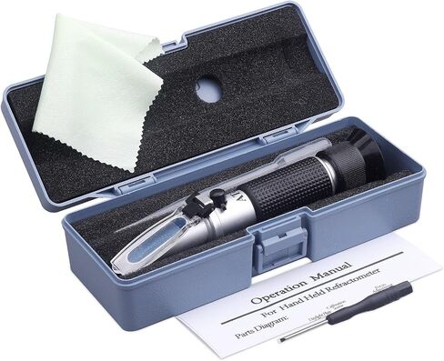 Antifreeze Refractometer, 3-in-1 Antifreeze Coolant Tester for Checking Freezing Point, Concentration of Ethylene Glycol Propylene Glycol Based Automobile Antifreeze Coolant Condition in Saudi Arabia