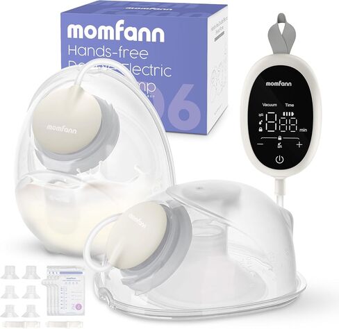 Hands-Free Breast Pump, Hidden Electric Breast Pump with 3 Modes 9 Levels, Comfort and Sealing Flange, Ultra-Quiet Portable Breast Pump Effiently, Purple in Saudi Arabia
