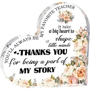 Friendship Gifts for Women, Friend Gifts for Women, Acrylic Heart Plaque Gifts for Friend, Birthday Gifts for Friends Female, Thanksgiving for Friends Paperweight Keepsake Decor
