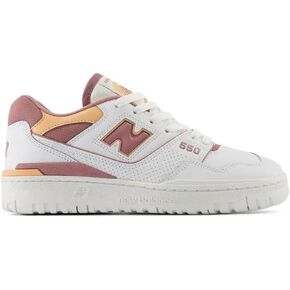 New Balance Women's 550 Sneakers, Rosewood Hazy Peach, Size 7