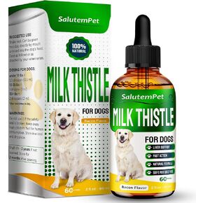 Milk Thistle for Dogs | Liver Support for Dogs | Kidney Support for Dogs | Dog Milk Thistle | Dog Liver Support | Dog Cough | UTI for Dogs | Dog Liver Supplement | 2 Oz