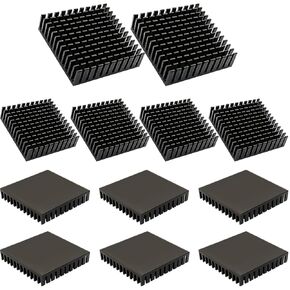 Semiconductor Refrigeration Tablets，5pcs TEC1-12706 Heatsink Thermoelectric Cooler TEC1-12706 12V 6A Cooling Peltier Plate Module 40x40MM