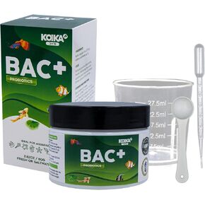 KOIKA BAC+ Aquarium Probiotics, Immunity Boosting, Disease Resistance & Improve The Digestive System (BAC+,105ml)