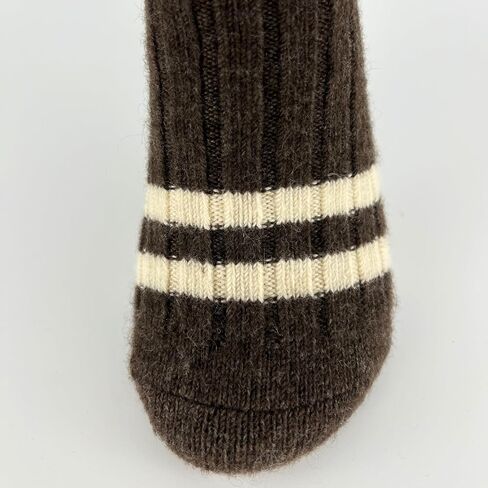 92% Merino Wool Socks for Men and Women Crew Cozy Heavyweight Hiking Skiing Outdoor Super- Soft Large Size US White, 100% Made in Mongolia. Pure Wool Socks in Saudi Arabia