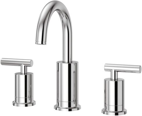 Pfister Contempra Bathroom Sink Faucet, 8-Inch Widespread, 2-Handle, 3-Hole, Brushed Gold Finish, LG49NC1BG in Kuwait