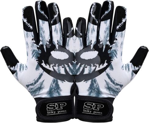Sticky+ Football Gloves - Shadow Strike - Youth Football Gloves - Advanced Stitching - Youth Football Gloves for Boys - Youth Football Gloves for Kids - Youth Small Football Gloves in Saudi Arabia