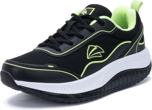 IIV Women's Arch Support Walking Shoes, Wide Tennis Sneakers for Plantar Fasciitis, Flat Feet, Bunion WhiteGreen US 10 in Kuwait