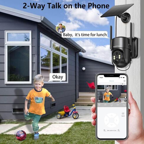 4G Cellular Wireless Surveillance Camera, Solar Battery Powered Outdoor Cameras for Home Security, 360 View, 2-Way Talk, 2K HD Color Night Vision, PIR Human Sensor, Cloud/ SD, Phone App Alerts, 2 pack in Saudi Arabia