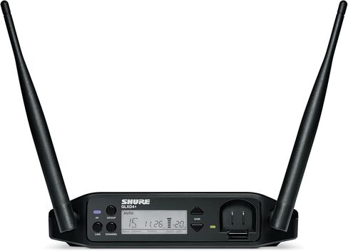 Shure GLXD14+ Dual Band Pro Digital Wireless System - Perfect for Guitar and Bass - 12-Hour Battery Life, 100 ft Range | Includes 1/4" Jack Instrument Cable & Single Channel Receiver in Saudi Arabia