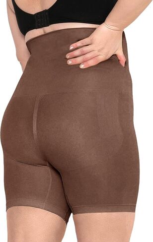 Conturve High Waisted Body Shaper Shorts - Shapewear for Women Tummy Control Small to Plus-Size in Saudi Arabia